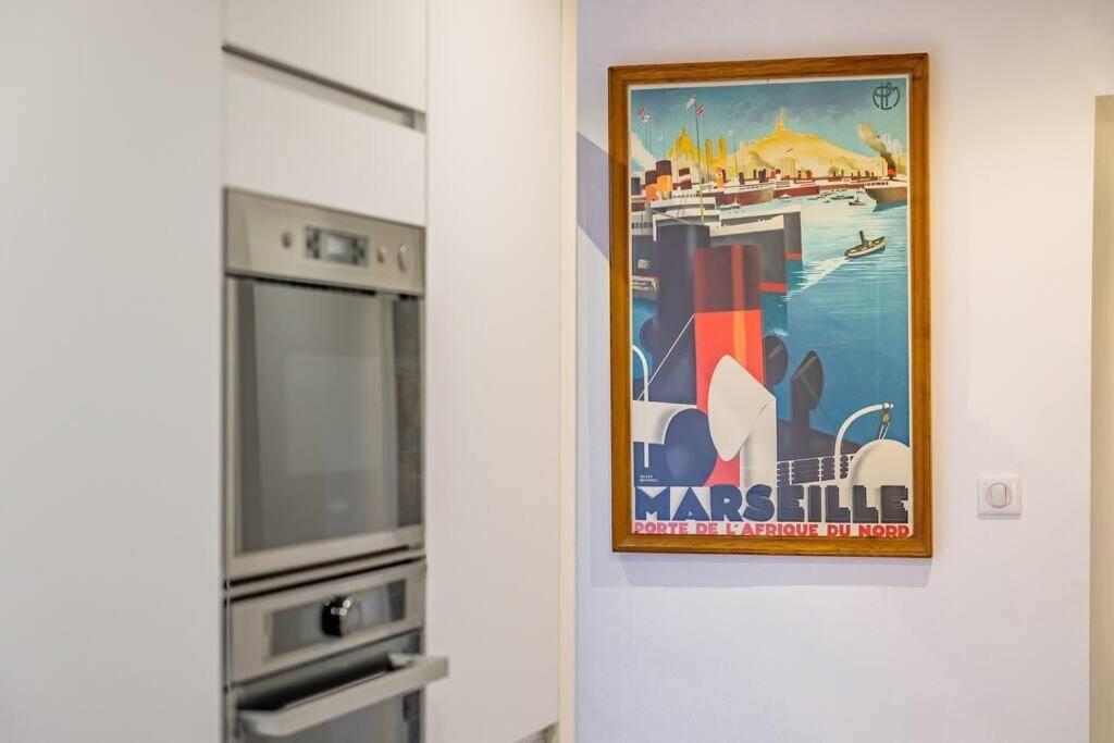 Appartement 5*, Climatise, Avec Terrasse Au Quartier Le Panier Marseilles Buitenkant foto